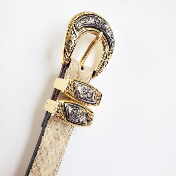 Street Works Animal Print Gold BBeautiuckle Belt - Picture 8 of 9